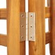 Sonata H Параван за стая, 3 панела, 121,5x2x180 cм, акациево дърво масив