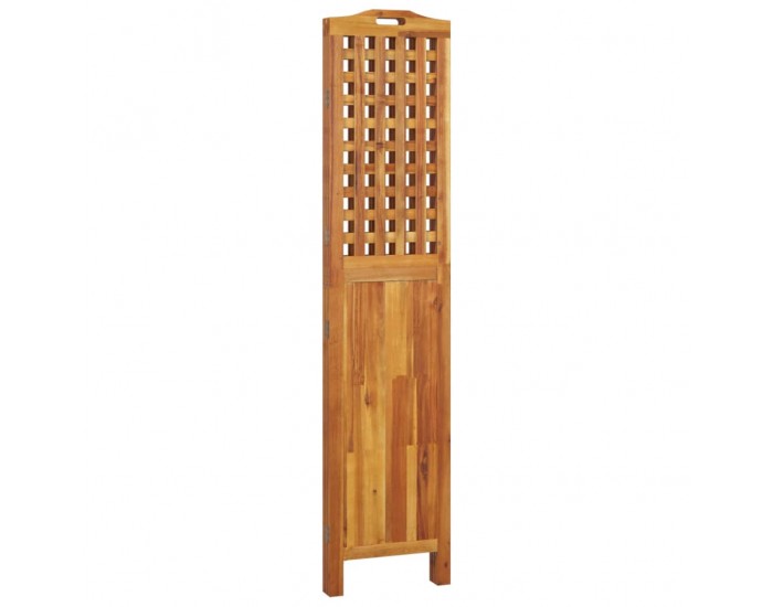 Sonata H Параван за стая, 3 панела, 121,5x2x180 cм, акациево дърво масив