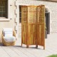 Sonata H Параван за стая, 3 панела, 121,5x2x180 cм, акациево дърво масив