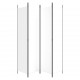 Sonata H Параван за стая, 4 панела, бял, 200x220 см, текстил