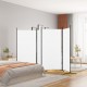 Sonata H Параван за стая, бял, 4 панела, 346x180 см, плат