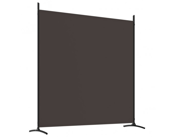 Sonata H Параван за стая, 4 панела, кафяв, 698x180 см, плат