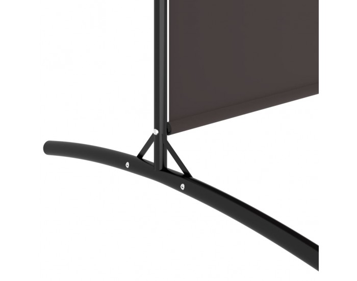 Sonata H Параван за стая, 4 панела, кафяв, 698x180 см, плат