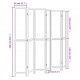 Sonata H Разделител за стая, 6 панела, бял, дърво пауловния масив