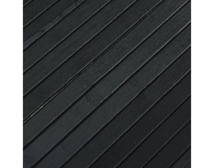 Sonata H Преграда за стая, черен, 165x600 см, бамбук