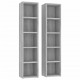 Sonata H CD шкафове, 2 бр, Сив сонома, 21x16x93,5 см, инженерно дърво Sonata H CD шкафове, 2 бр, Сив сонома, 21x16x93,5 см, инженерно дърво