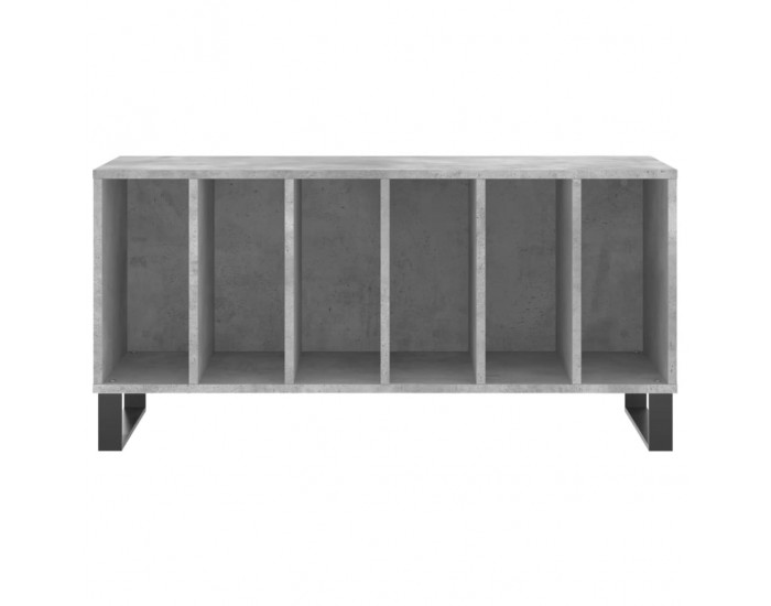 Sonata H Шкаф за винилови плочи бетонно сив 100x38x48 см инженерно дърво