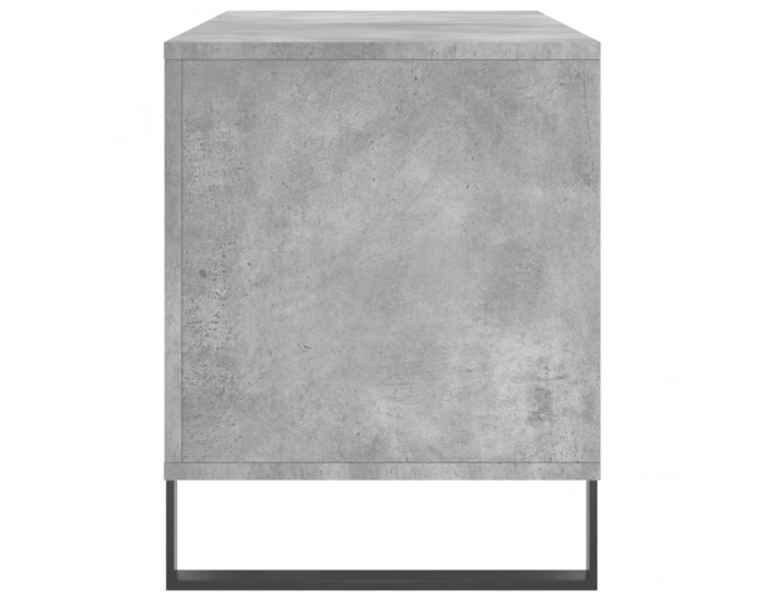 Sonata H Шкаф за винилови плочи бетонно сив 100x38x48 см инженерно дърво