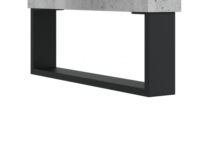 Sonata H Шкаф за винилови плочи бетонно сив 100x38x48 см инженерно дърво