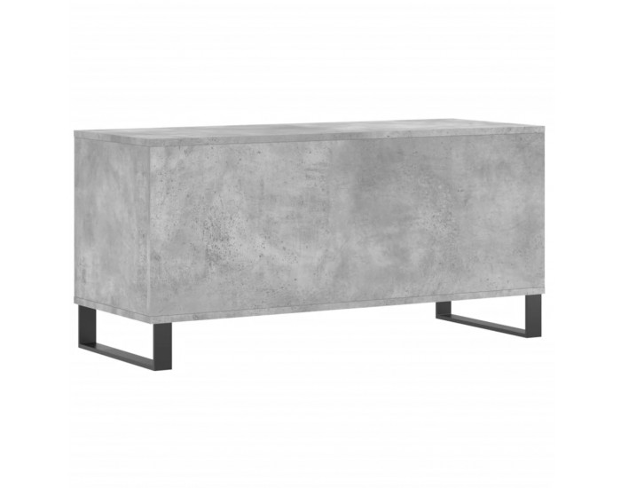 Sonata H Шкаф за винилови плочи бетонно сив 100x38x48 см инженерно дърво
