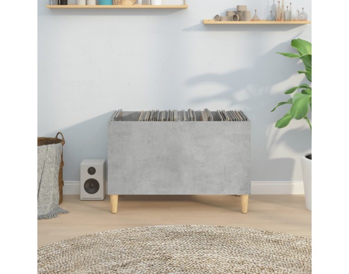 Sonata H Шкаф за грамофонни плочи сив 74,5x38x48 см инженерно дърво