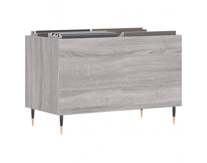 Sonata H Шкаф за винилови плочи сив сонома 74,5x38x48 см инженерно дърво