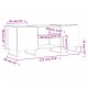 Sonata H Шкаф за грамофонни плочи бял 121x38x48 см инженерно дърво Sonata H Шкаф за грамофонни плочи бял 121x38x48 см инженерно дърво