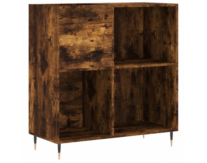 Sonata H Шкаф за винилови плочи опушен дъб 84,5x38x89 см инженерно дърво