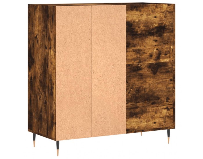 Sonata H Шкаф за винилови плочи опушен дъб 84,5x38x89 см инженерно дърво