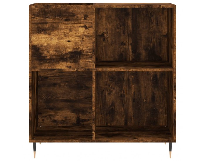 Sonata H Шкаф за винилови плочи опушен дъб 84,5x38x89 см инженерно дърво