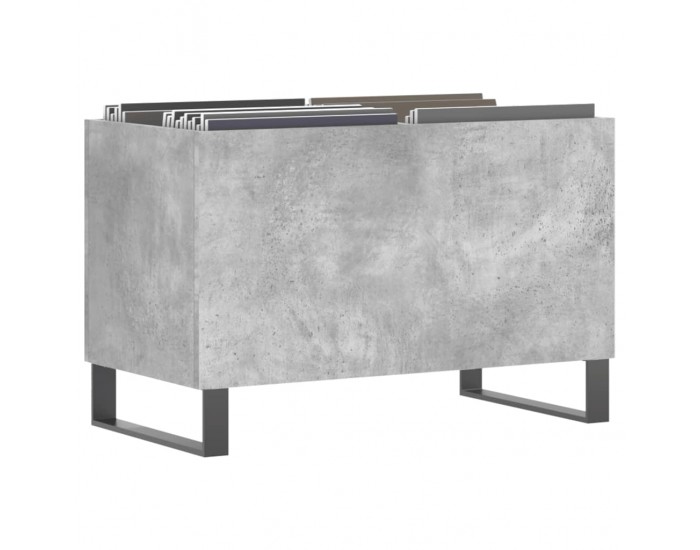 Sonata H Шкаф за грамофонни плочи сив 74,5x38x48 см инженерно дърво