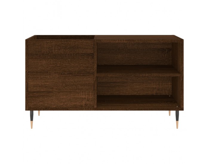 Sonata H Шкаф за винилови плочи кафяв дъб 85x38x48 см инженерно дърво