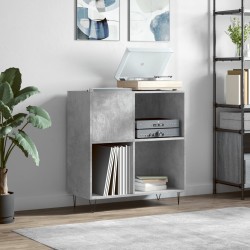 Sonata H Шкаф за грамофонни плочи сив 84,5x38x89 см инженерно дърво - ТВ шкафове