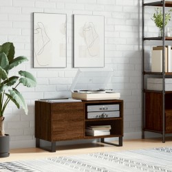 Sonata H Шкаф за винилови плочи кафяв дъб 85x38x48 см инженерно дърво - ТВ шкафове