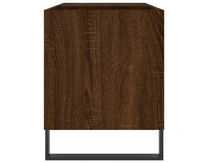 Sonata H Шкаф за винилови плочи кафяв дъб 85x38x48 см инженерно дърво