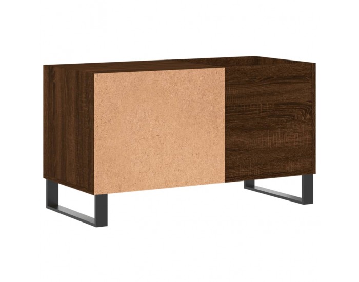 Sonata H Шкаф за винилови плочи кафяв дъб 85x38x48 см инженерно дърво