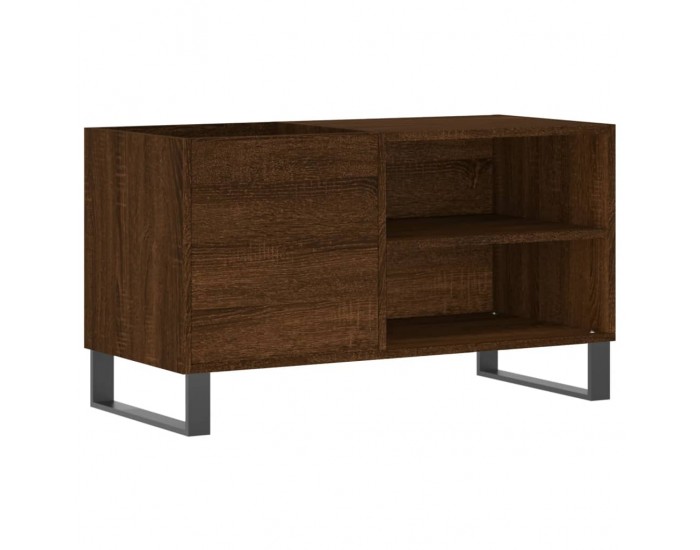Sonata H Шкаф за винилови плочи кафяв дъб 85x38x48 см инженерно дърво