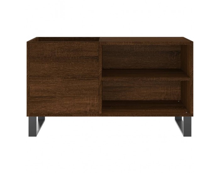 Sonata H Шкаф за винилови плочи кафяв дъб 85x38x48 см инженерно дърво