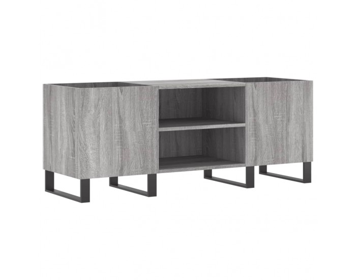 Sonata H Шкаф за винилови плочи сив сонома 121x38x48 см инженерно дърво