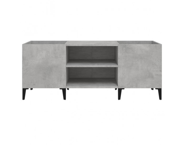 Sonata H Шкаф за грамофонни плочи сив 121x38x48 см инженерно дърво