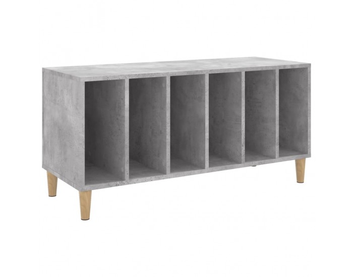 Sonata H Шкаф за винилови плочи бетонно сив 100x38x48 см инженерно дърво