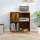 Sonata H Шкаф за винилови плочи опушен дъб 84,5x38x89 см инженерно дърво Sonata H Шкаф за винилови плочи опушен дъб 84,5x38x89 см инженерно дърво