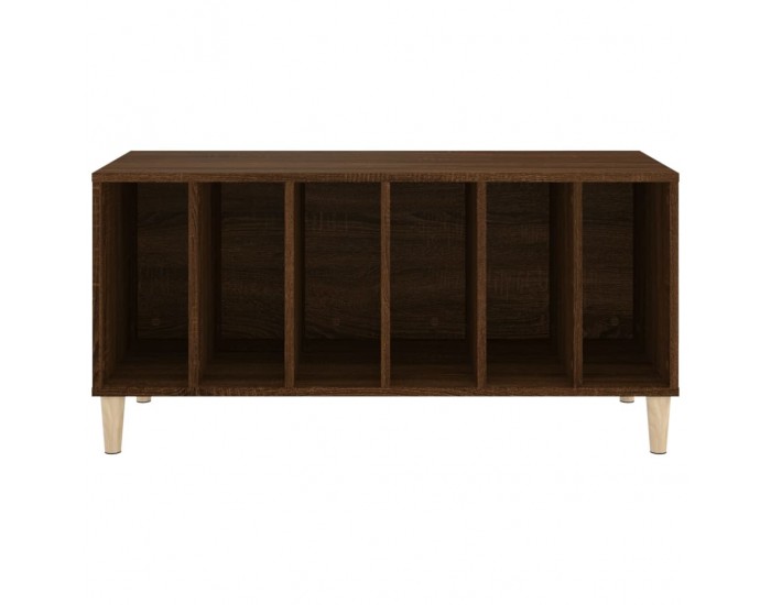 Sonata H Шкаф за винилови плочи кафяв дъб 100x38x48 см инженерно дърво