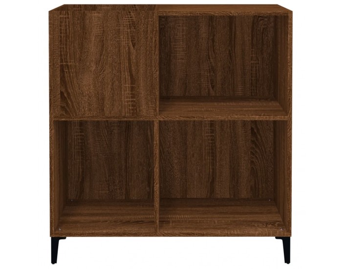 Sonata H Шкаф за винилови плочи кафяв дъб 84,5x38x89 см инженерно дърво Sonata H Шкаф за винилови плочи кафяв дъб 84,5x38x89 см инженерно дърво