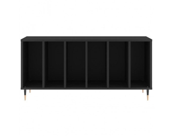 Sonata H Шкаф за грамофонни плочи черен 100x38x48 см инженерно дърво Sonata H Шкаф за грамофонни плочи черен 100x38x48 см инженерно дърво