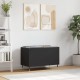 Sonata H Шкаф за грамофонни плочи черен 74,5x38x48 см инженерно дърво Sonata H Шкаф за грамофонни плочи черен 74,5x38x48 см инженерно дърво