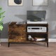 Sonata H Шкаф за винилови плочи опушен дъб 84,5x38x48 см инженерно дърво Sonata H Шкаф за винилови плочи опушен дъб 84,5x38x48 см инженерно дърво