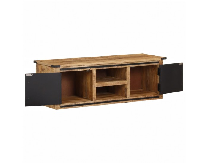 Sonata H ТВ шкаф с вратички, 105x35x36 см, масивно мангово дърво