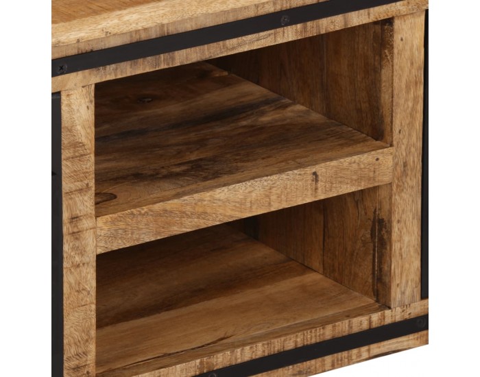 Sonata H ТВ шкаф с вратички, 105x35x36 см, масивно мангово дърво