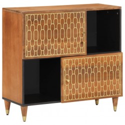 Sonata H Страничен шкаф 80x33x75 см манго масивно дърво - Шкафове, Витрини, Модулни секции