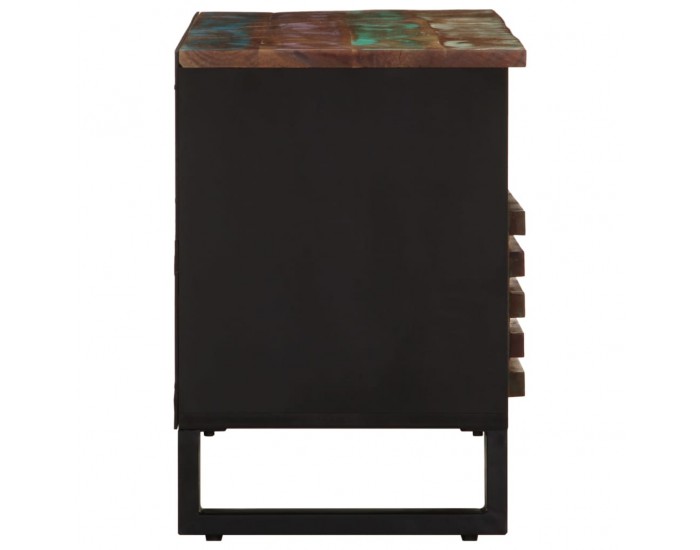 Sonata H ТВ шкаф, 100x34x46 см, масивно акациево дърво