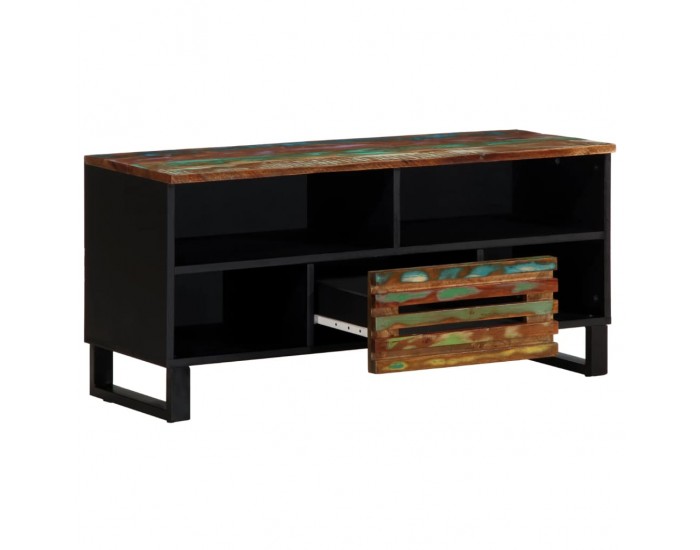 Sonata H ТВ шкаф, 100x34x46 см, масивно акациево дърво