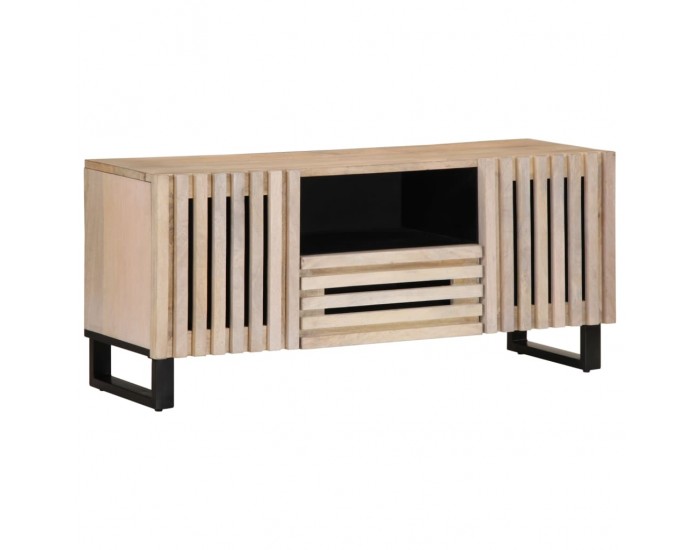 Sonata H ТВ шкаф, 100x34x46 см, мангово дърво масив