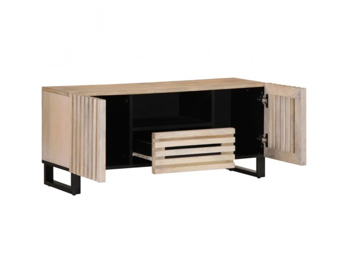 Sonata H ТВ шкаф, 100x34x46 см, мангово дърво масив