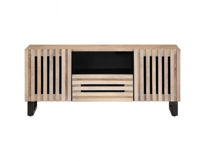 Sonata H ТВ шкаф, 100x34x46 см, мангово дърво масив