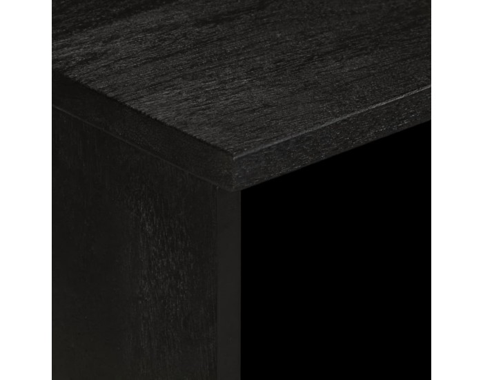 Sonata H ТВ шкаф, черен, 70x33x46 см, инженерно дърво