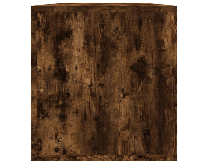 Sonata H Шкаф за винилови плочи опушен дъб 71x34x36 см инженерно дърво