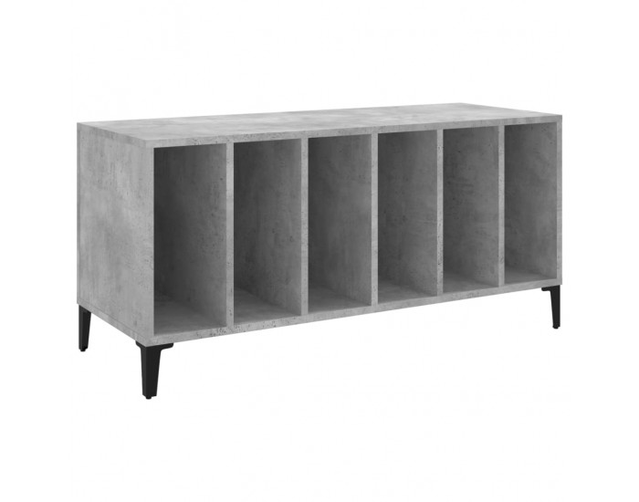 Sonata H Шкаф за винилови плочи бетонно сив 100x38x48 см инженерно дърво