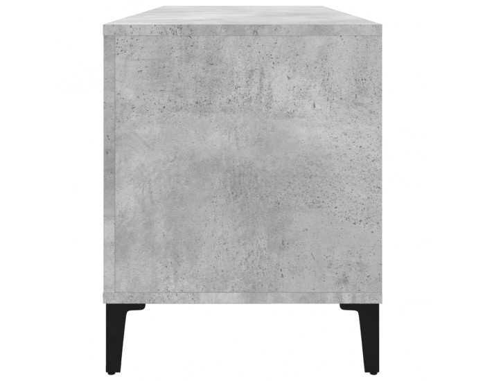 Sonata H Шкаф за винилови плочи бетонно сив 100x38x48 см инженерно дърво