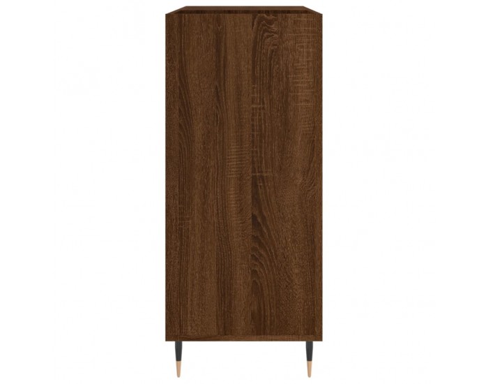 Sonata H Шкаф за винилови плочи кафяв дъб 84,5x38x89 см инженерно дърво